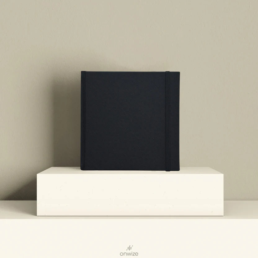 OW - Watercolor Art 148x148mm Black | Journal