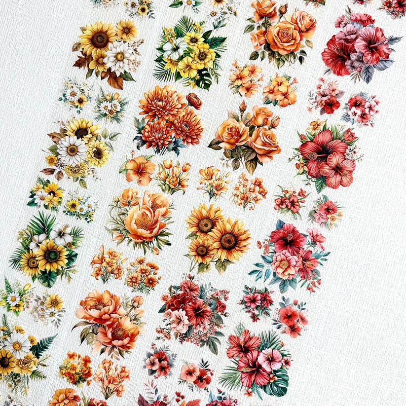 TP - A Day Blooming with Flowers | PET Tape