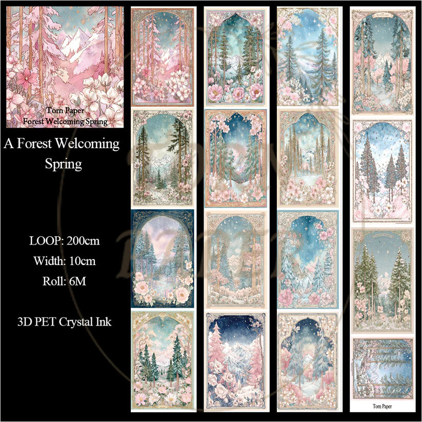 TP - Forest Welcoming Spring | Wide PET Tape