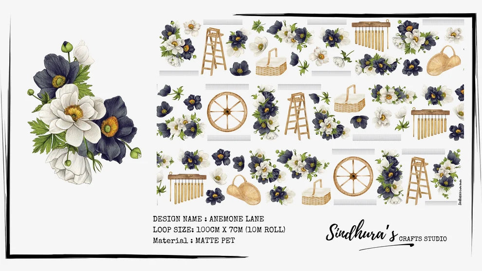Sindhura's Crafts Studio - Anemone Lane | Matt PET Tape