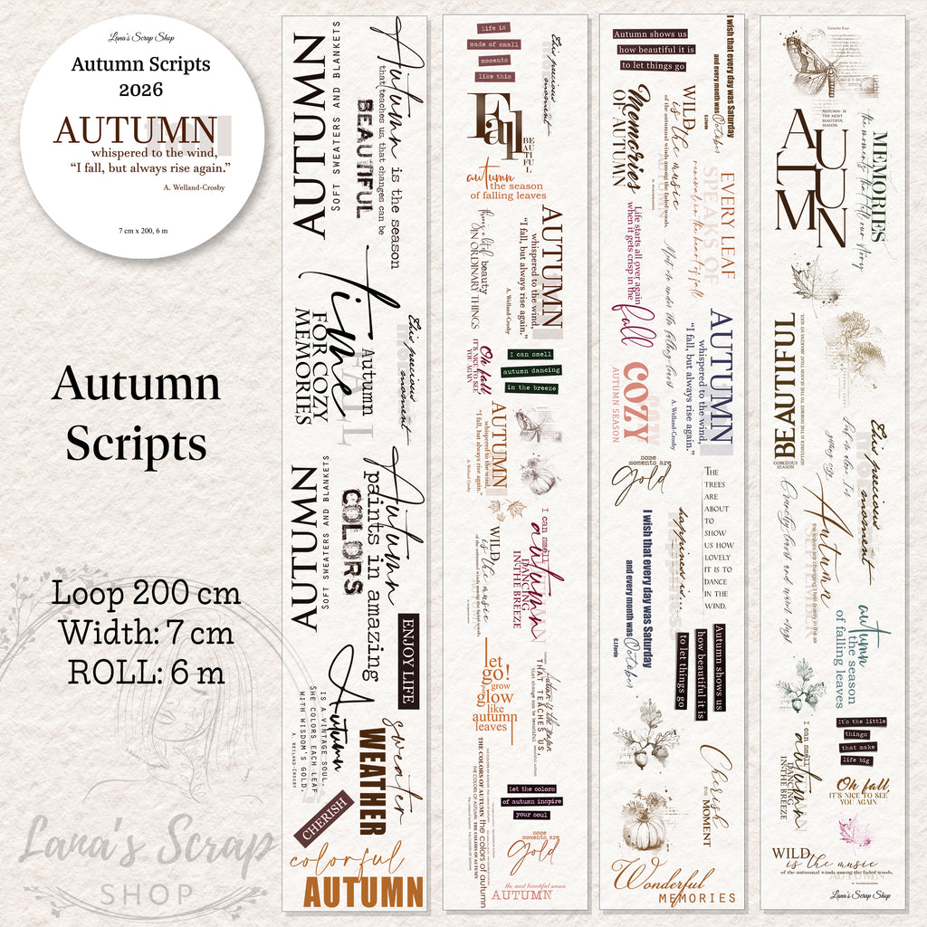 LA - Autumn Scripts | PET Tape