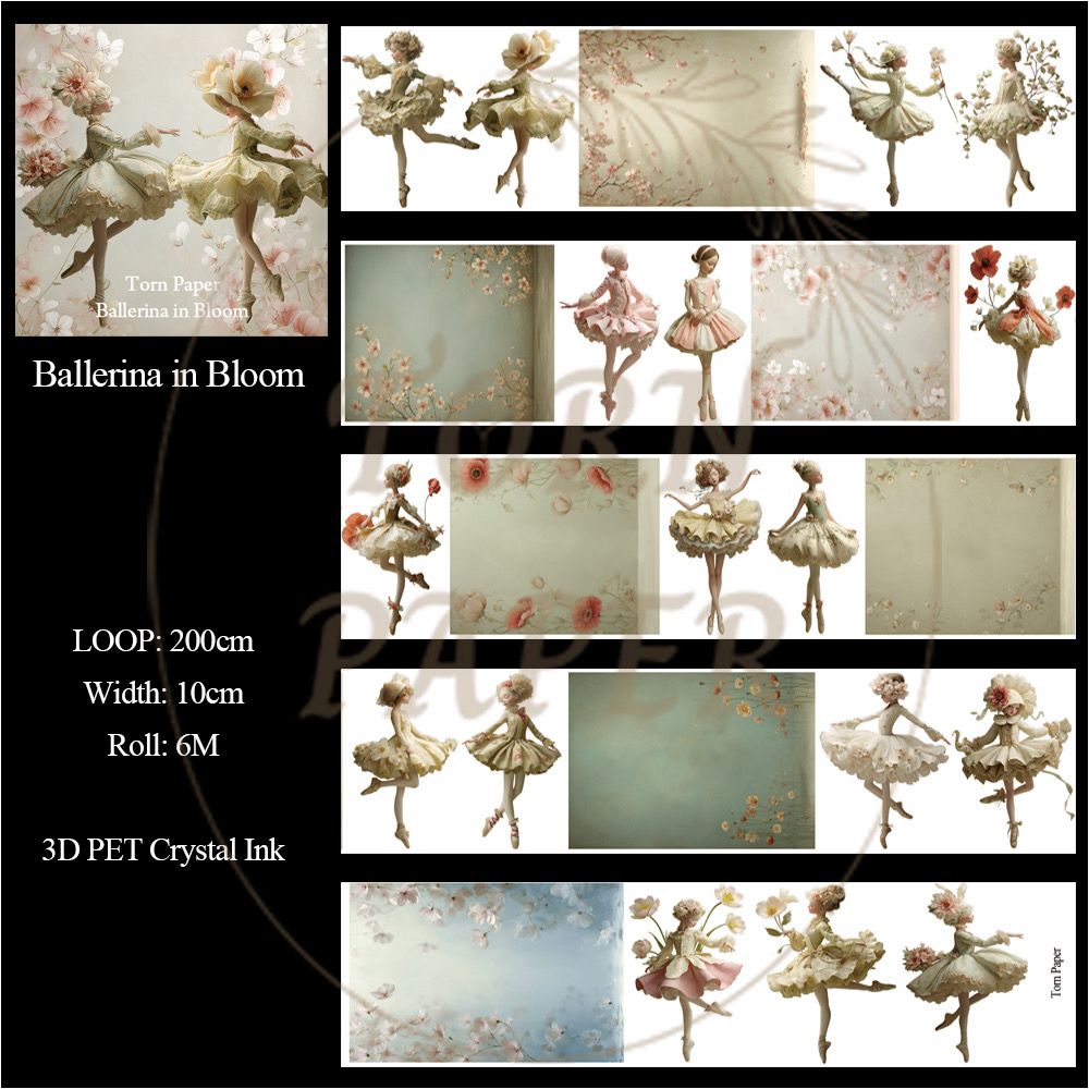 TP - Ballerina in Bloom | Wide PET Tape