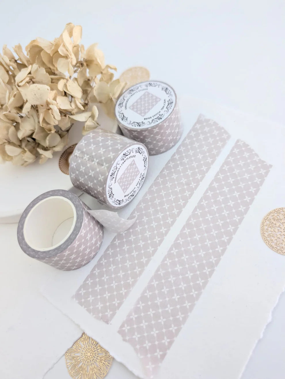 SCS - Beige Stitch | Washi Tape Roll