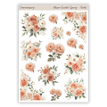 TK - Blossom Scented Spring Florals | Clear Matt Sticker Sheet