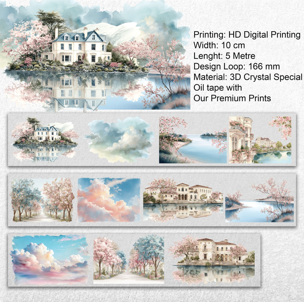 OW - Blush Lake Villa | Wide PET Tape