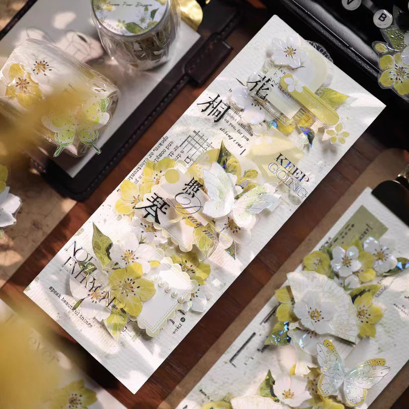 Y - Cicada Dream Butterfly | Pre- cut Shell Light PET Tape