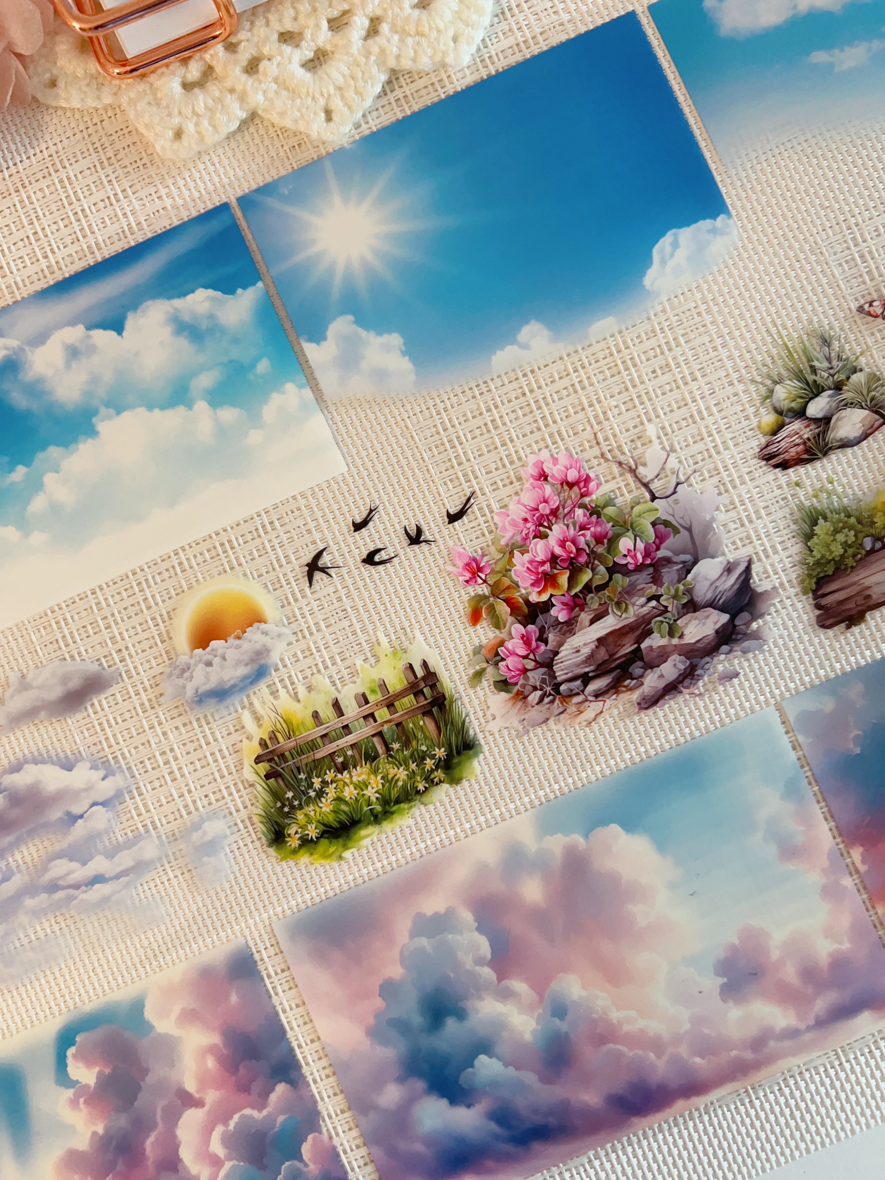 M - Clouds over Garden | PET Tape