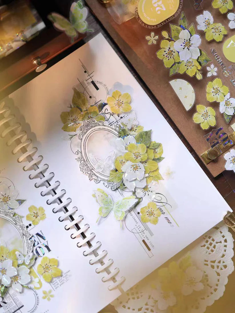 Y - Cream Pear Blossom | Pre- cut Shell Light PET Tape