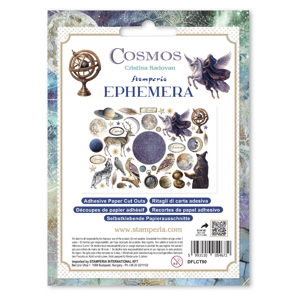 Stamperia - Cosmos | Adhesive Ephemera