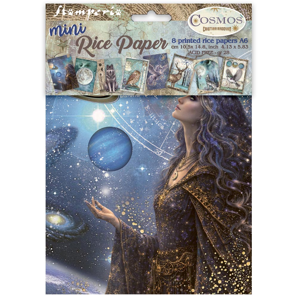 Stamperia - Cosmos | Mini Rice Paper