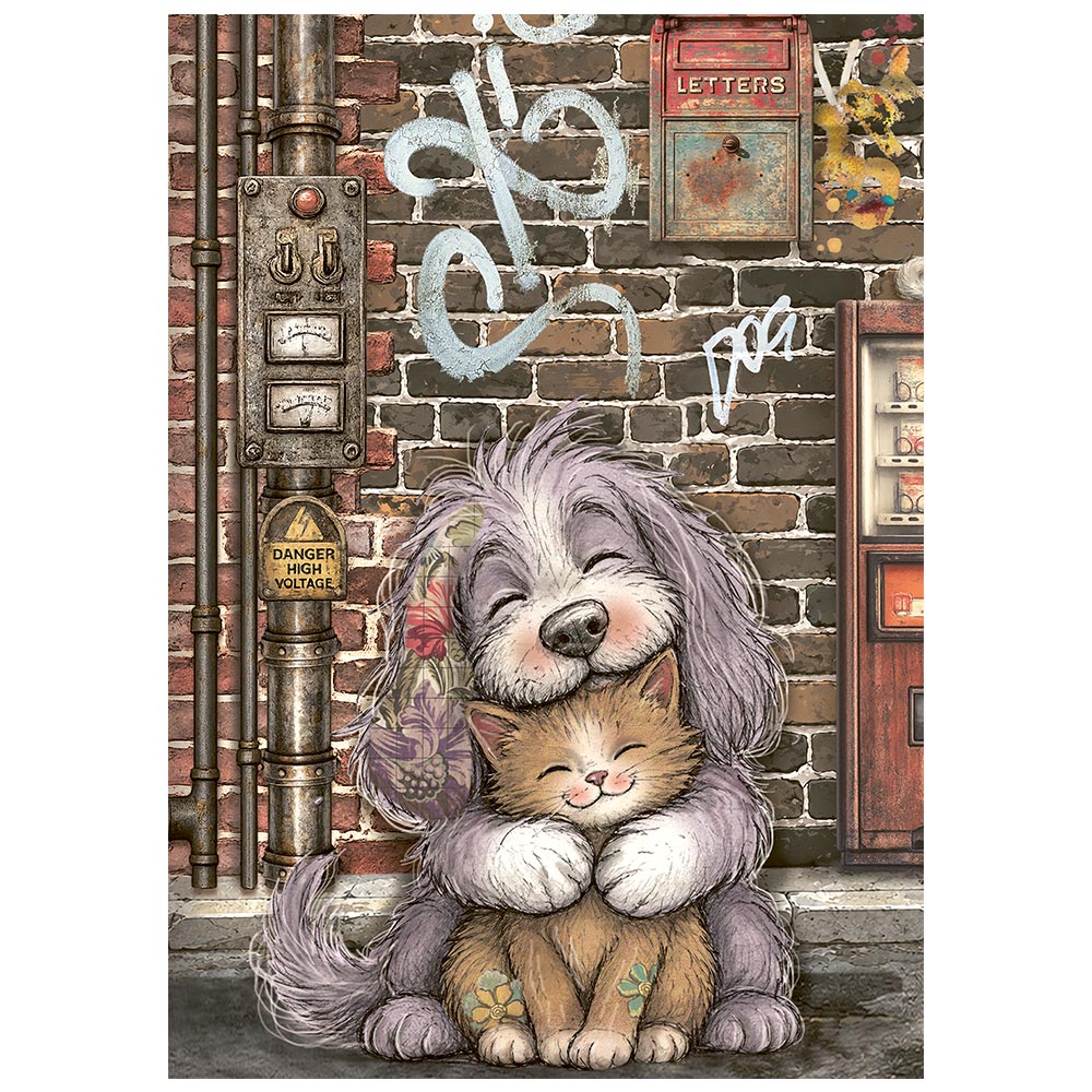 Stamperia - Furry Friends 2 | Mini Rice Paper