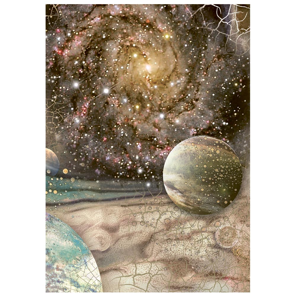 Stamperia - Cosmos | Mini Rice Paper Backgrounds