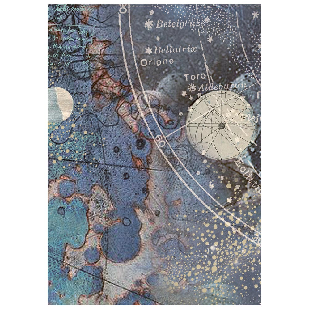 Stamperia - Cosmos | Mini Rice Paper Backgrounds