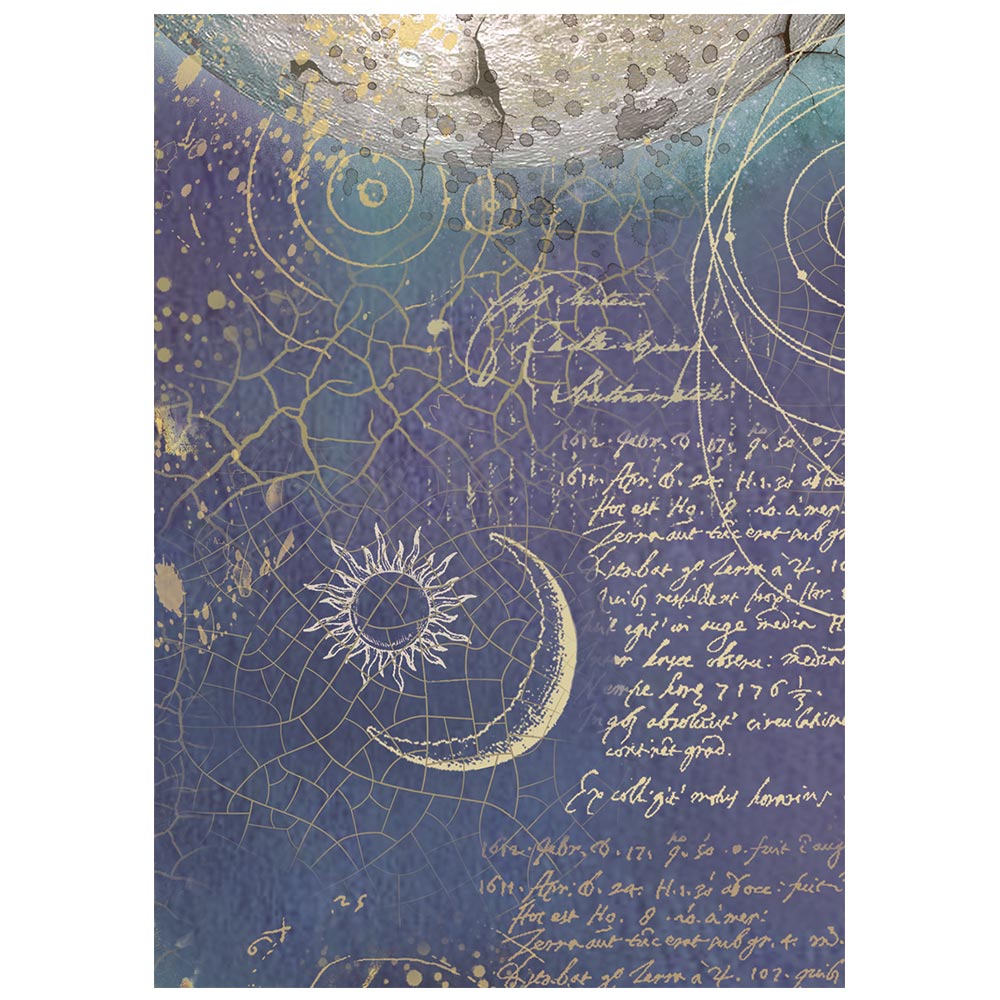 Stamperia - Cosmos | Mini Rice Paper Backgrounds