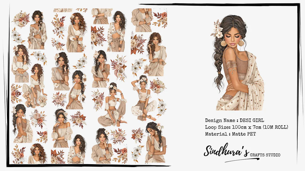 SCS - Desi Girl | Matt PET Tape