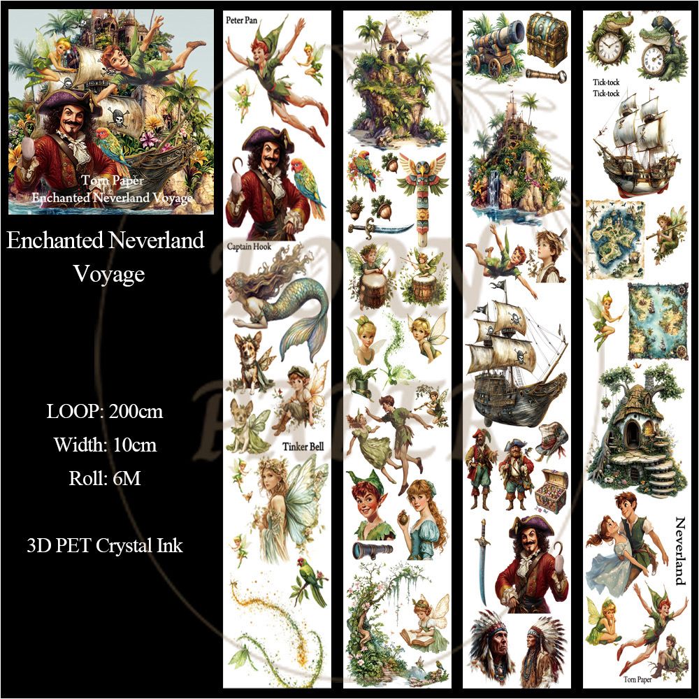 TP - Enchanted Neverland Voyage | Wide PET Tape