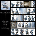 TP - Ethereal Blue Garden | Wide PET Tape