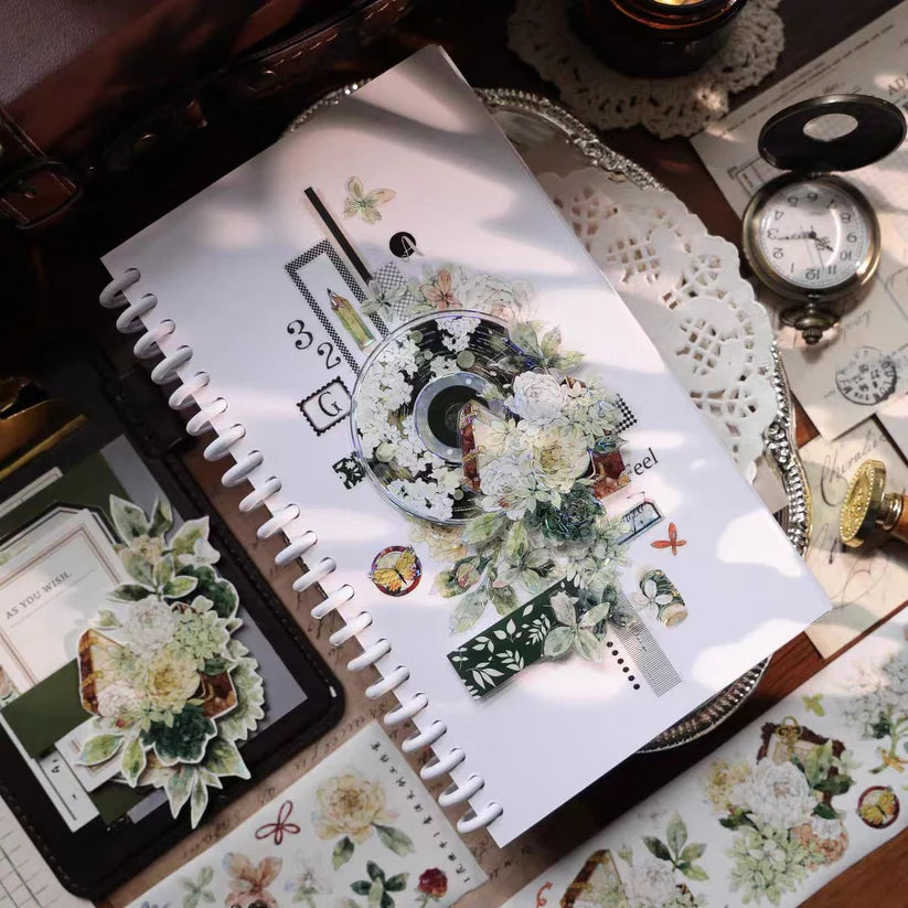 Yier Studio - Flower Box | Shell Light Pre-cut PET Tape