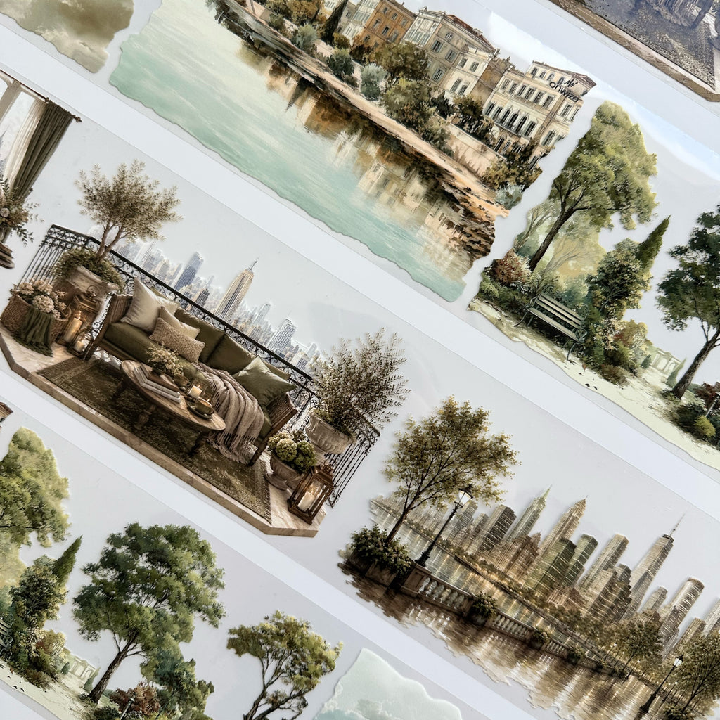 OW - Golden Cityscape XL SRP 235 | Wide PET Tape