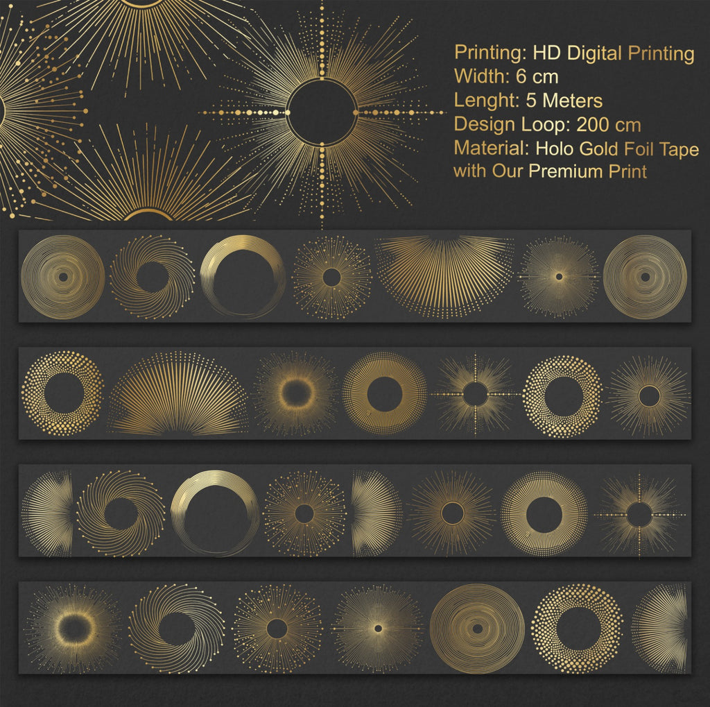 OW - Golden Eclipse SRP 211 | Holo Gold Foil PET Tape