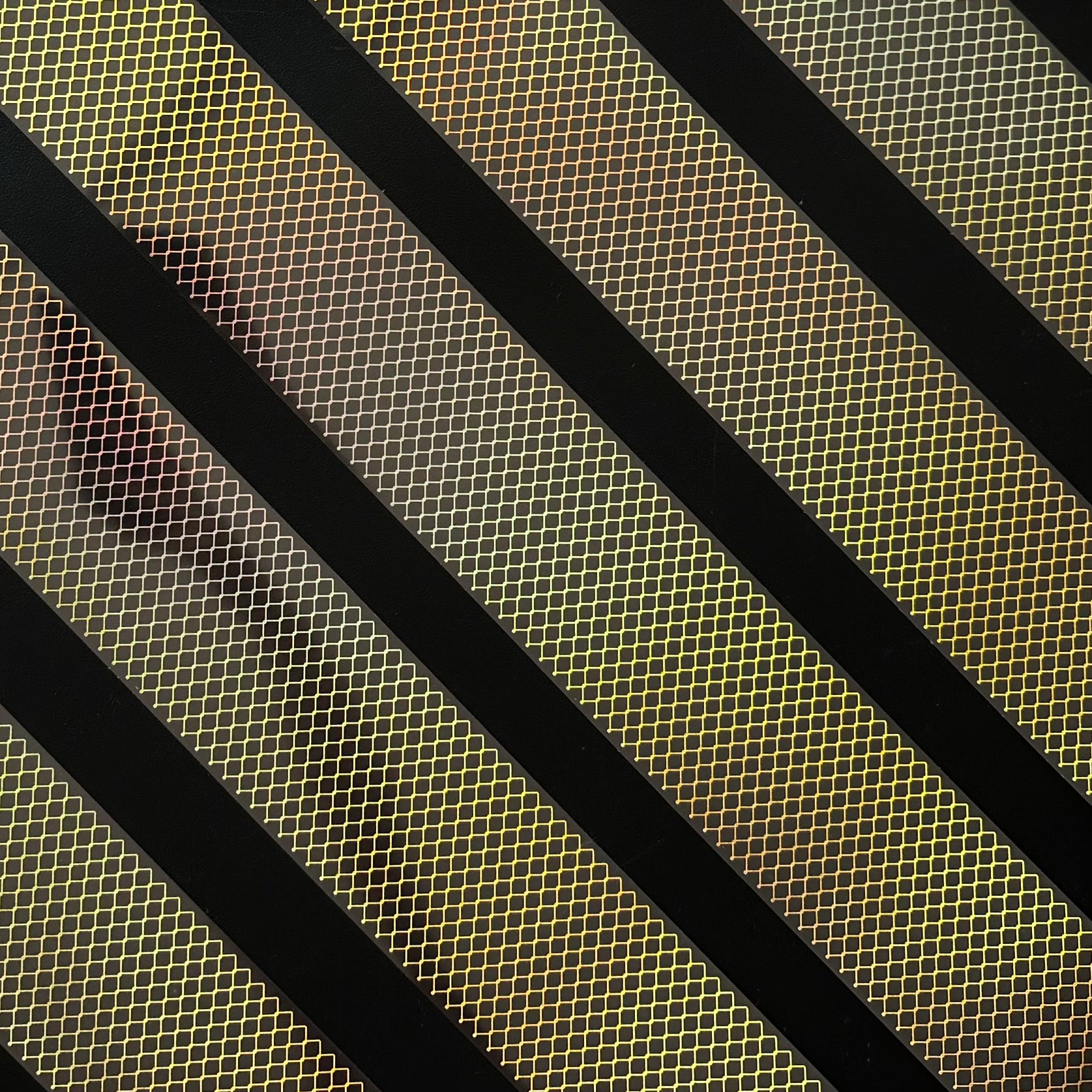 OW - Golden Lattice SRP 213 | Holo Gold Foil PET Tape