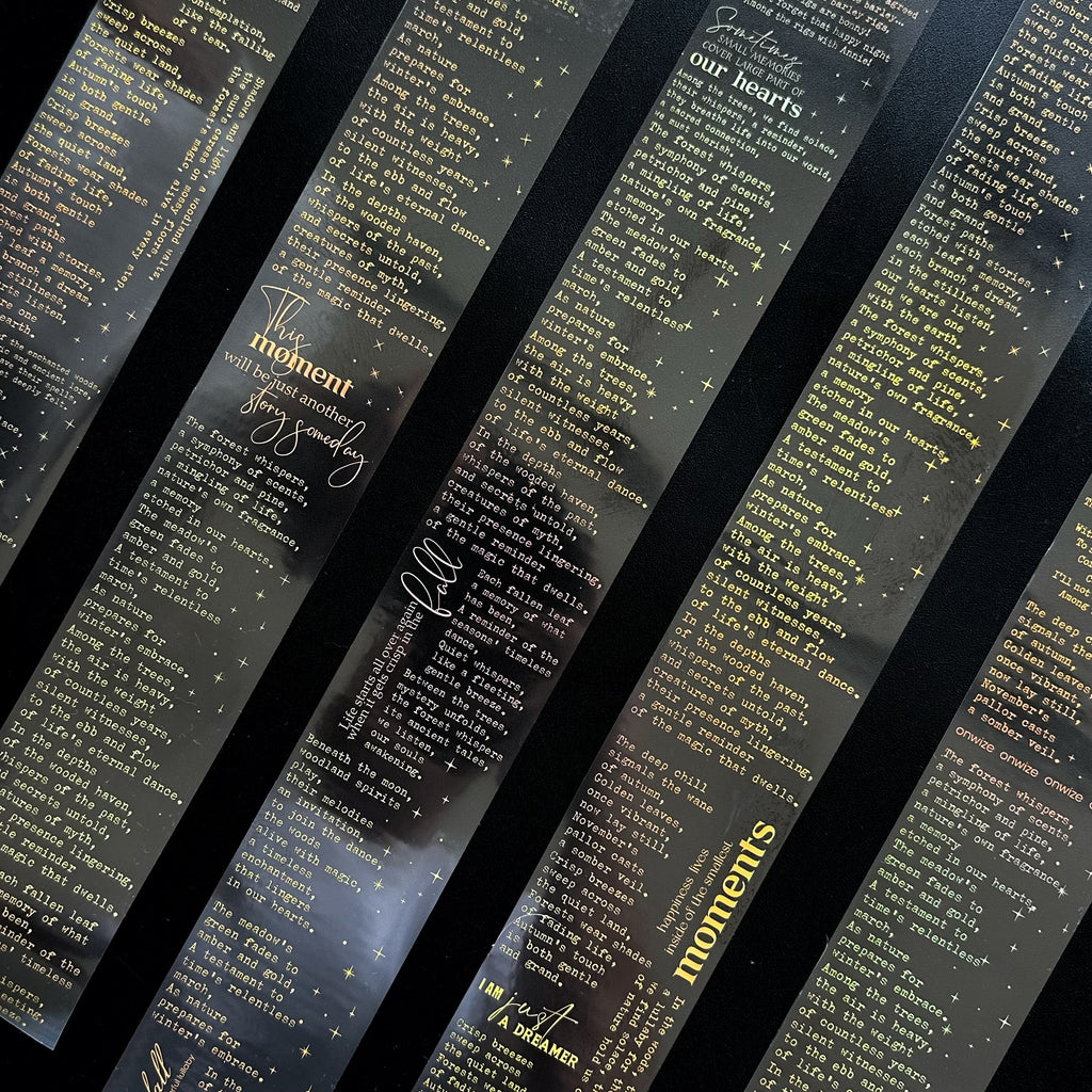 OW - Golden Manuscript SRP 214 | Holo Gold Foil PET Tape