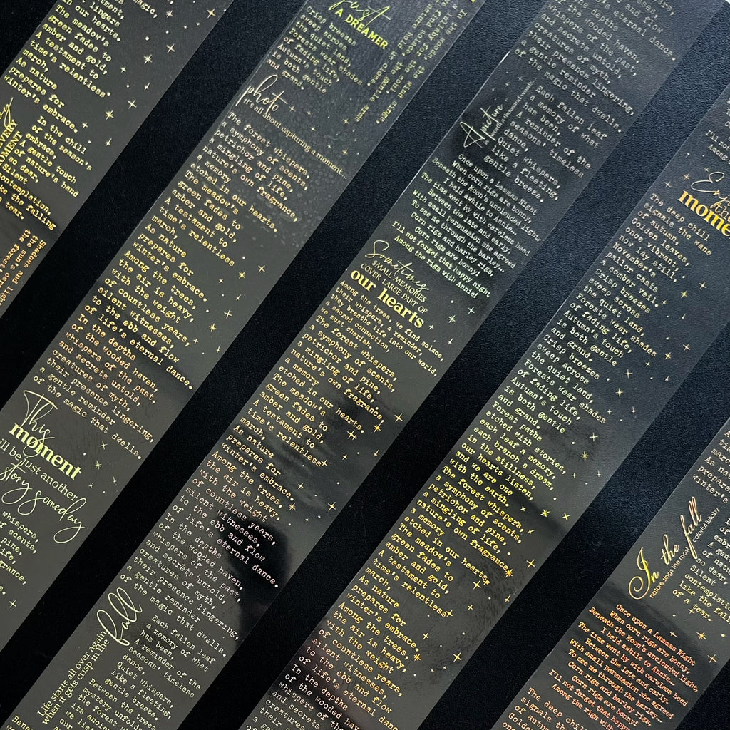 OW - Golden Manuscript SRP 214 | Holo Gold Foil PET Tape