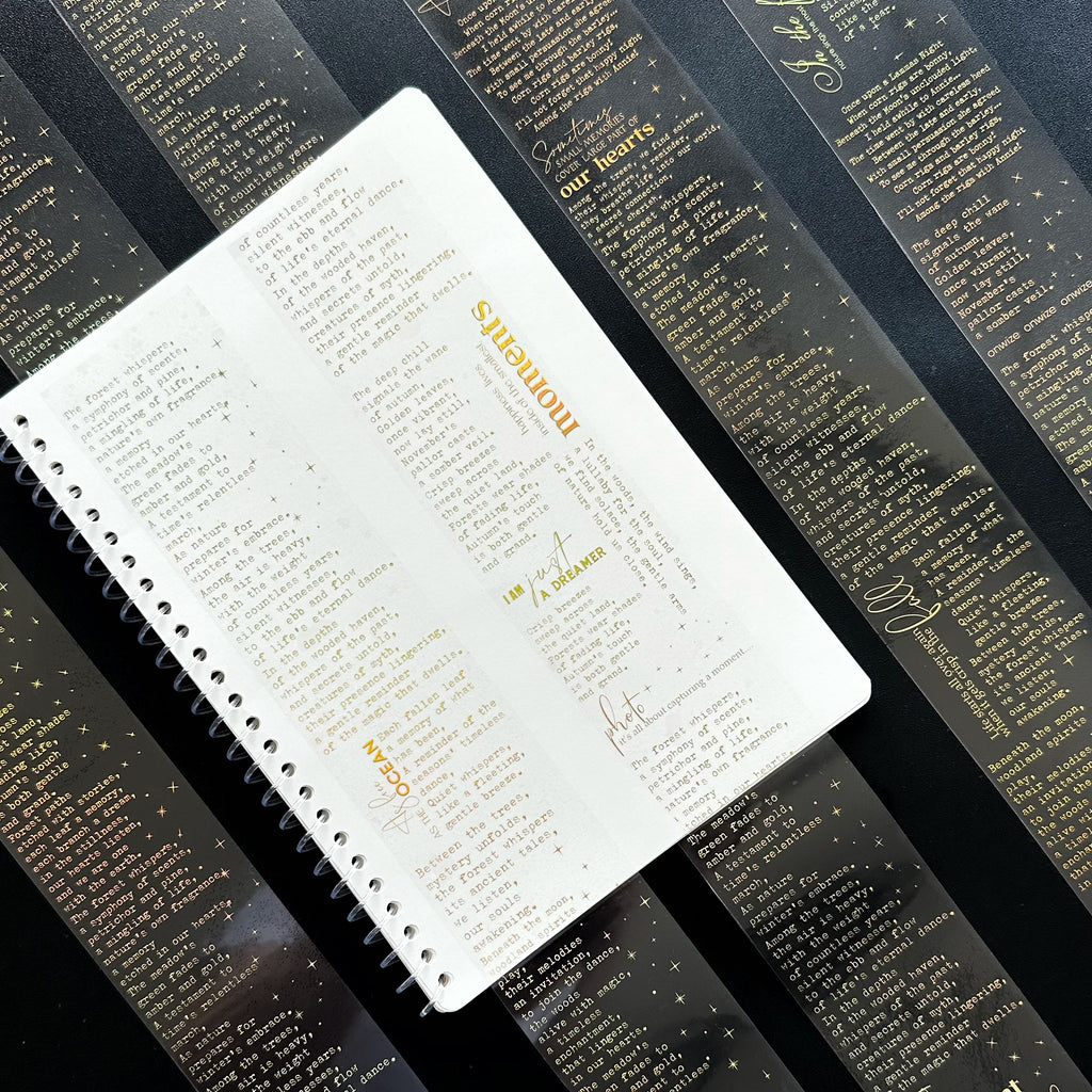 OW - Golden Manuscript SRP 214 | Holo Gold Foil PET Tape