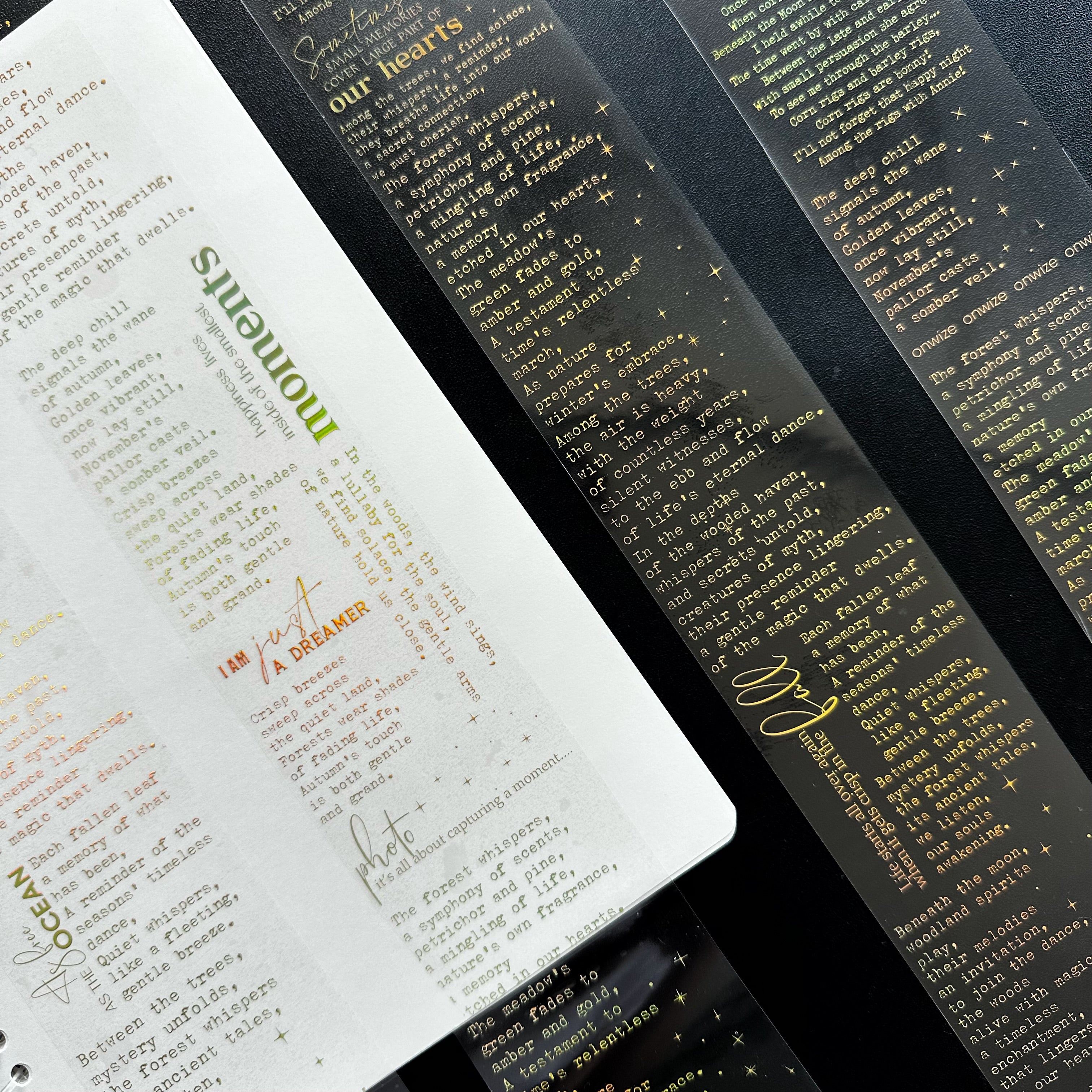 OW - Golden Manuscript SRP 214 | Holo Gold Foil PET Tape
