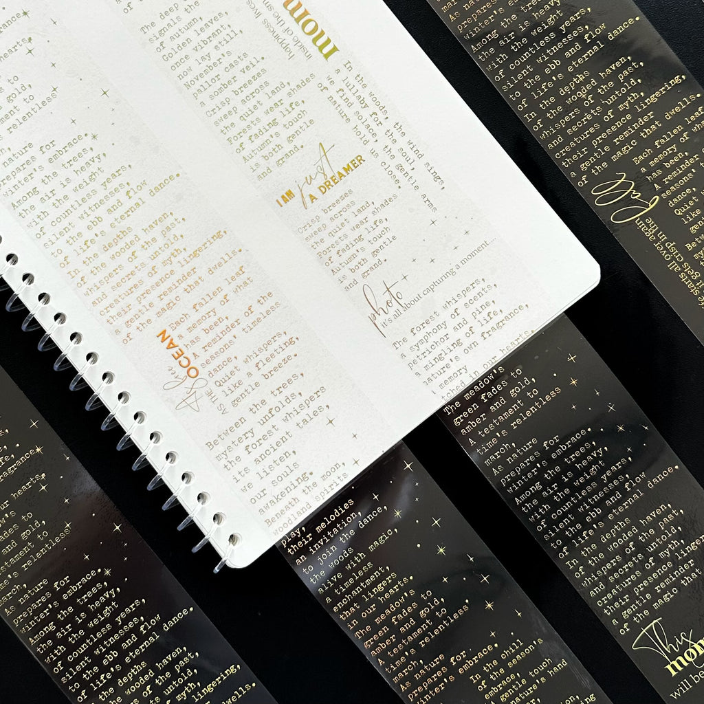 OW - Golden Manuscript SRP 214 | Holo Gold Foil PET Tape