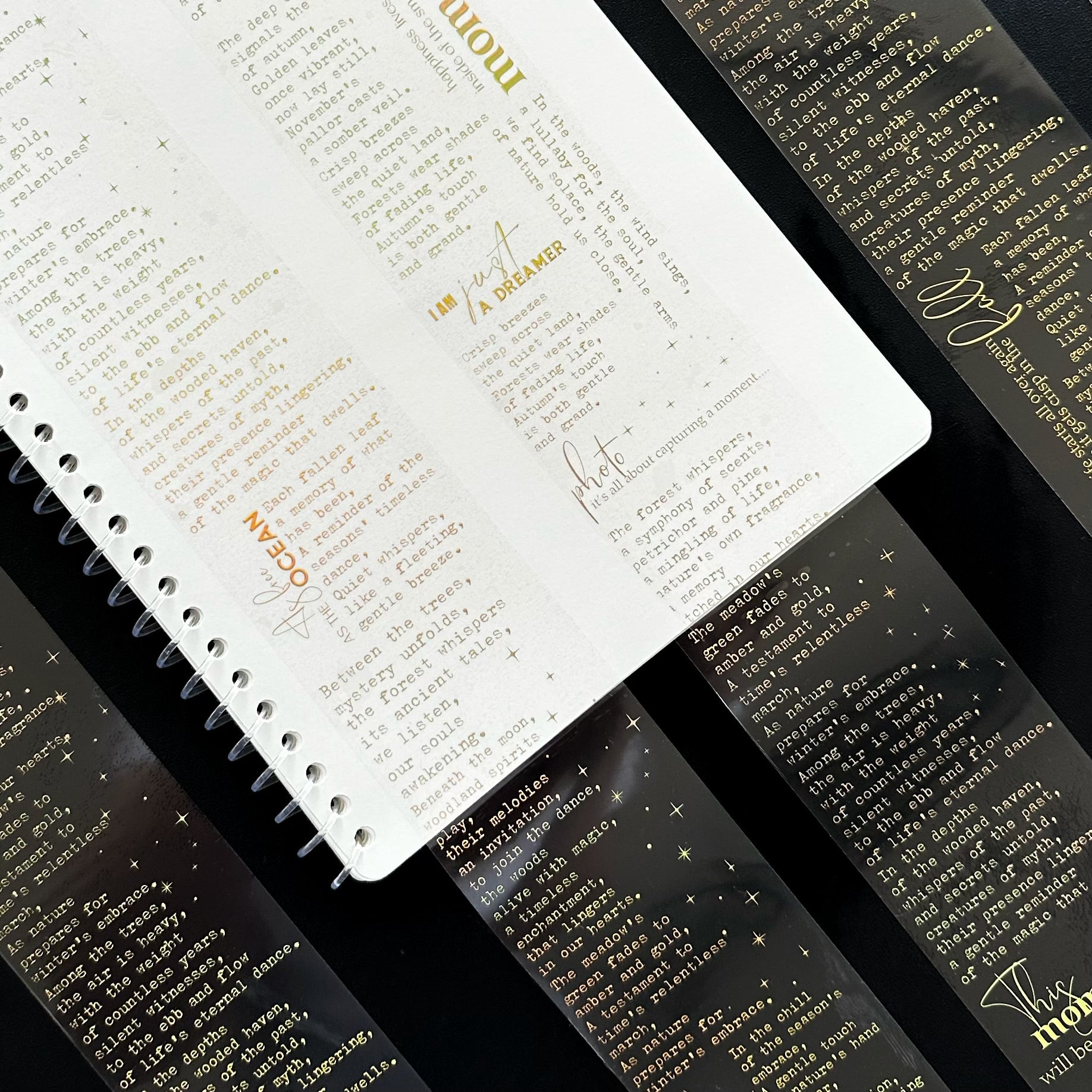 OW - Golden Manuscript SRP 214 | Holo Gold Foil PET Tape