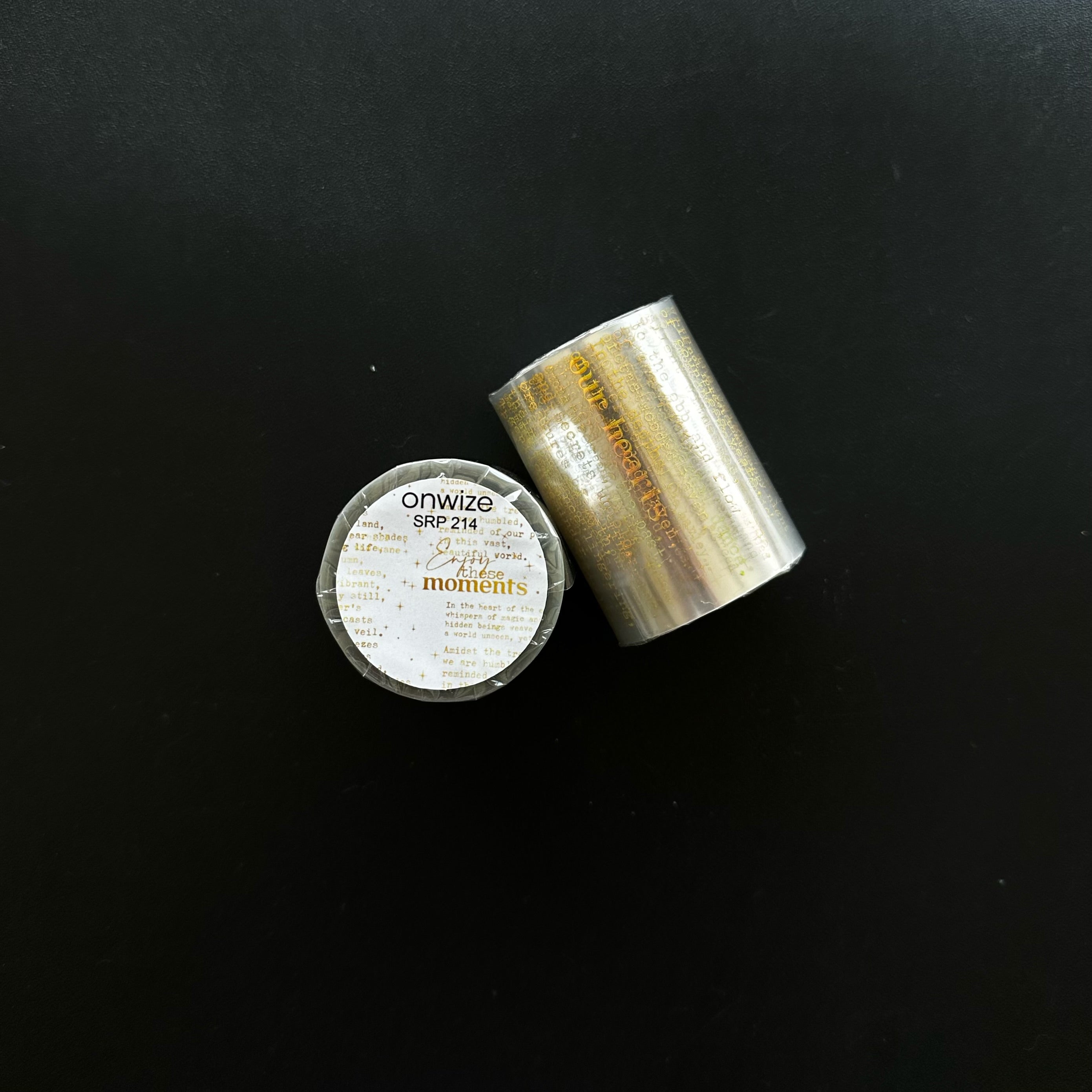 OW - Golden Manuscript SRP 214 | Holo Gold Foil PET Tape