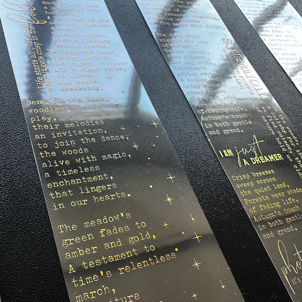 OW - Golden Manuscript SRP 214 | Holo Gold Foil PET Tape