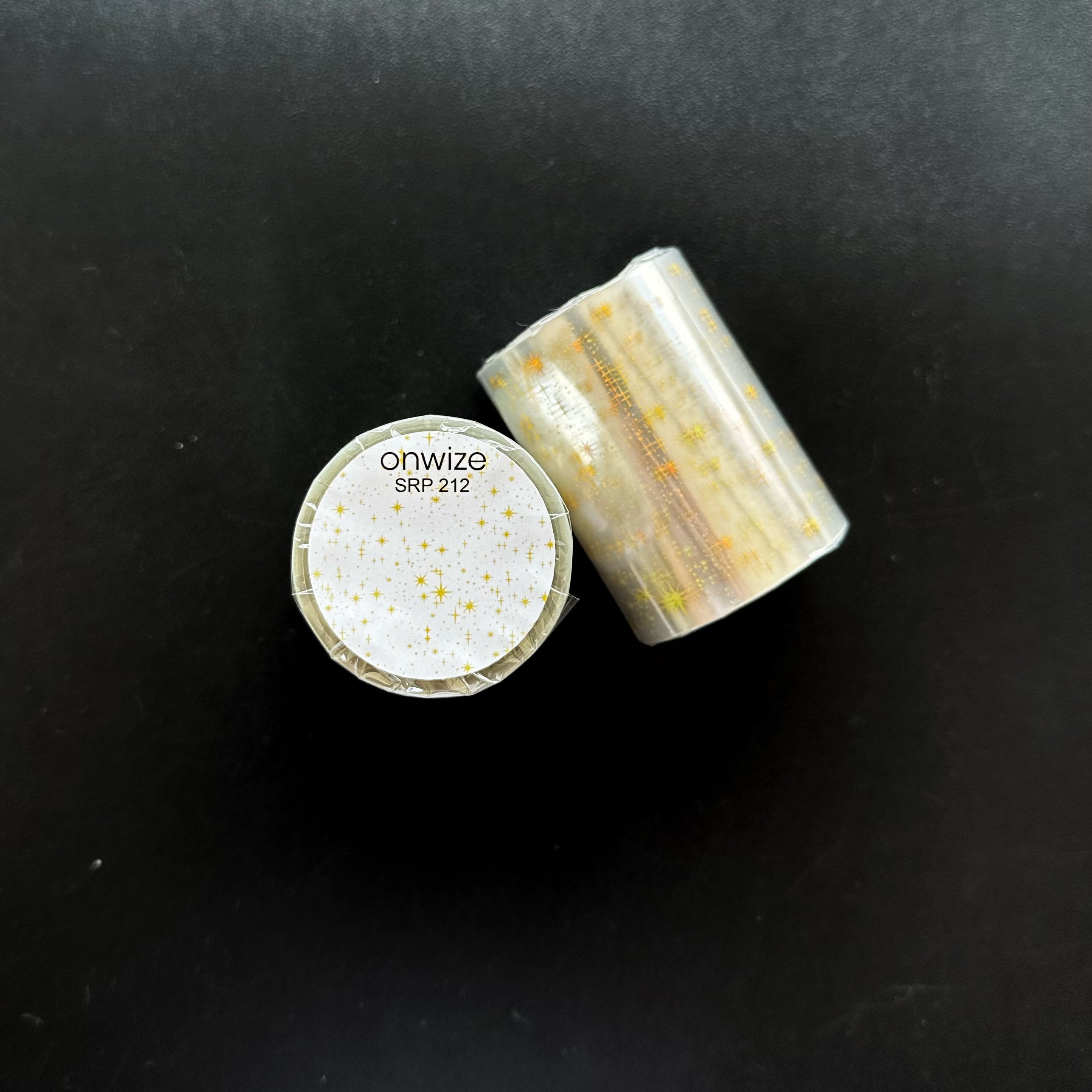 OW - Golden Stardust SRP 212 | Holo Gold Foil PET Tape