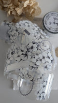 Sindhura’s Crafts Studio - Grayscale Garden | Silver Foil Clear PET Tape