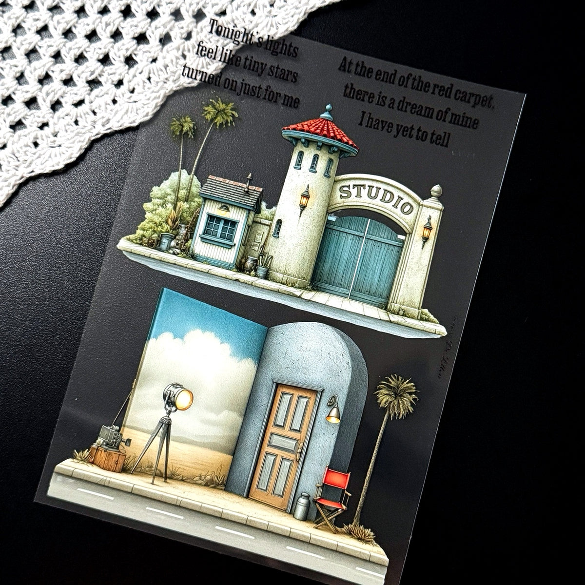 DE - Hollywood Deco | Glossy PET Sticker Sheets
