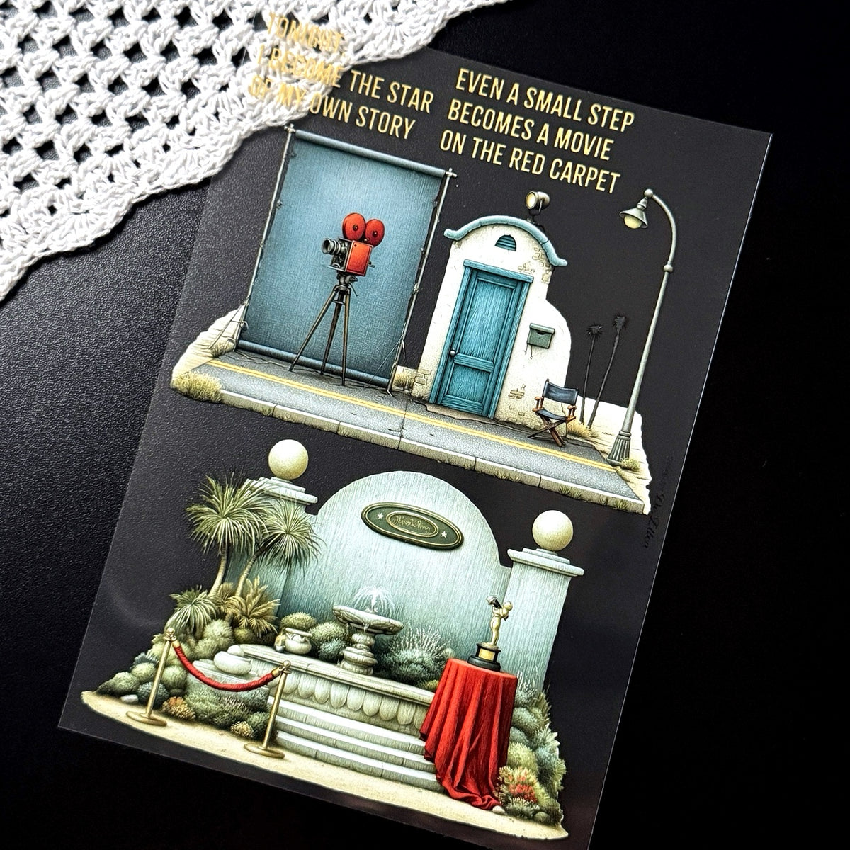 DE - Hollywood Deco | Glossy PET Sticker Sheets