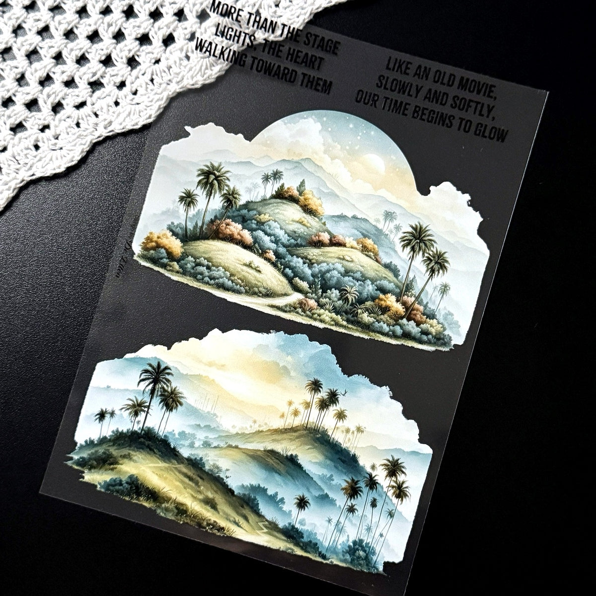 DE - Hollywood Deco | Glossy PET Sticker Sheets