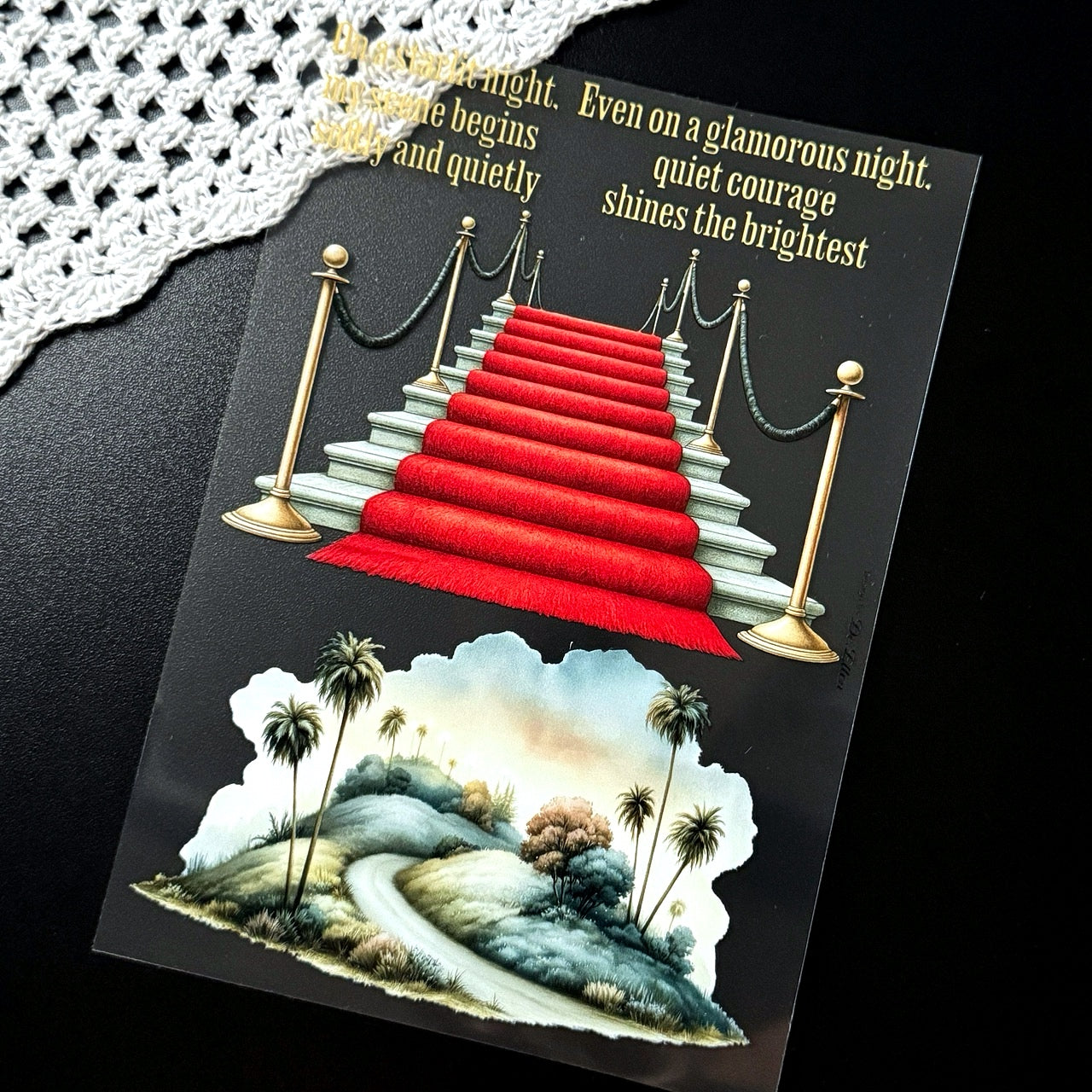 DE - Hollywood Deco | Glossy PET Sticker Sheets