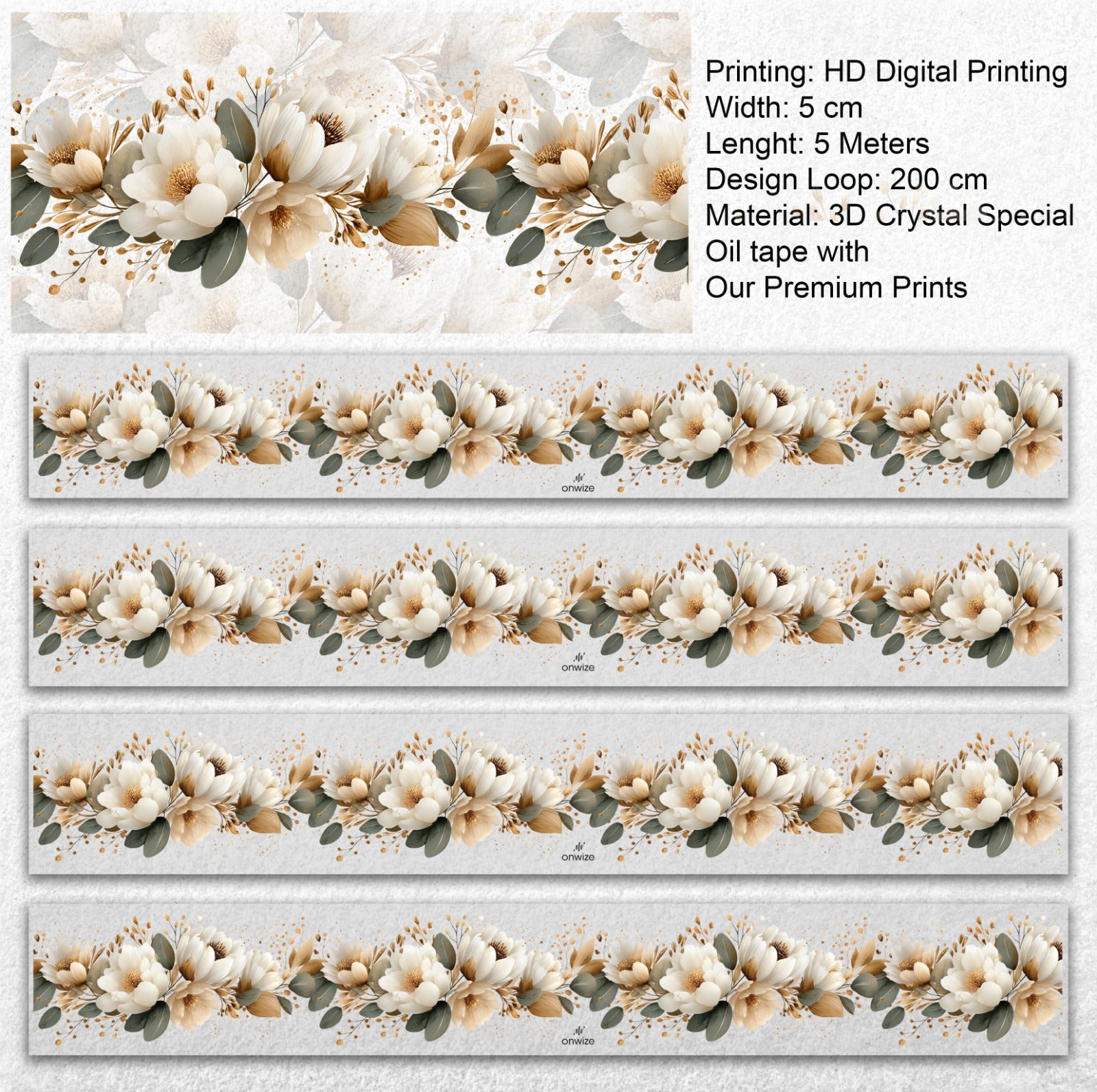 OW - Ivory Garden SRP 208 | PET Tape
