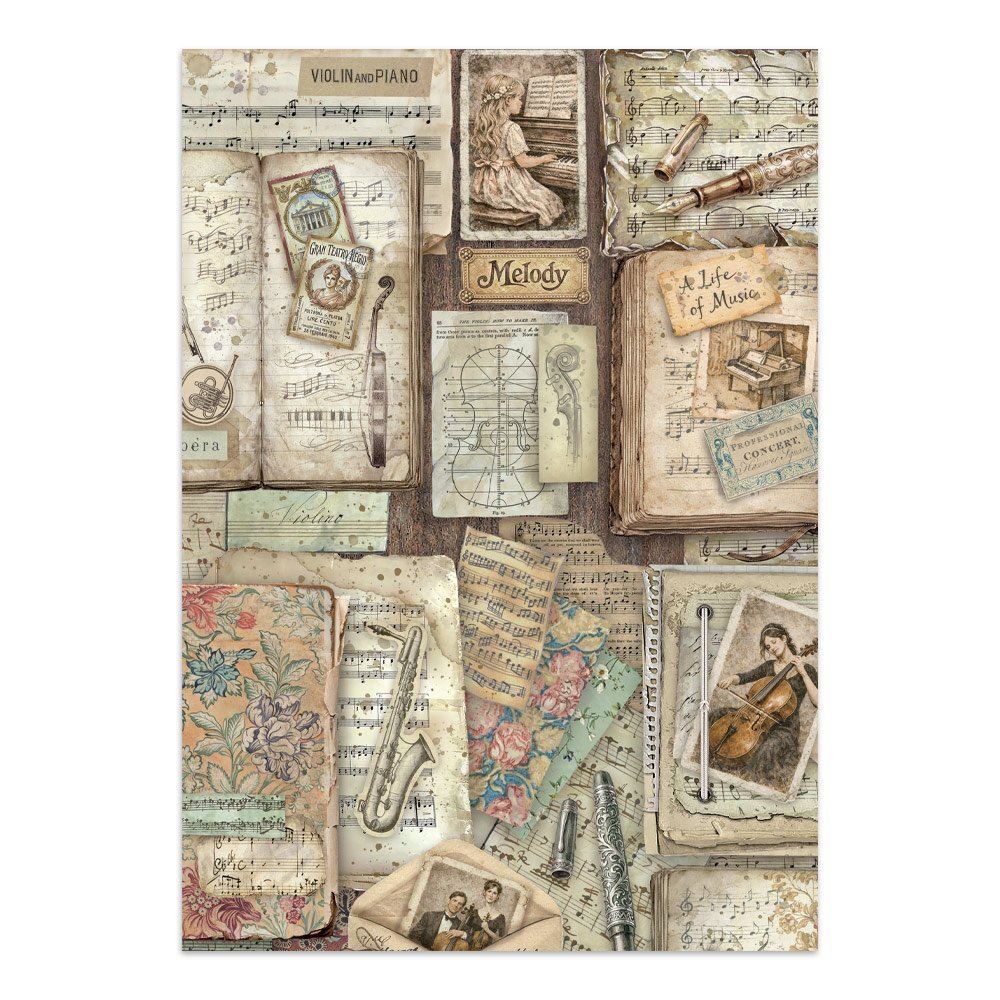 Stamperia - Symphony Focus Points | A5 Junk Journal