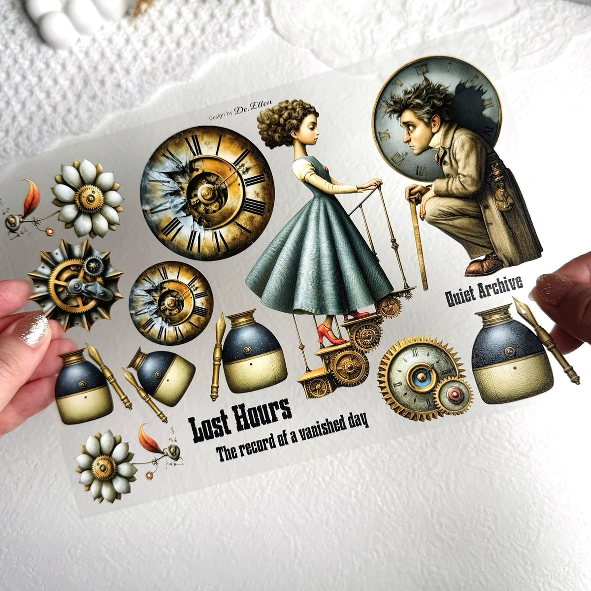 DE - Keepers of Time 1 | Glossy PET Sticker Sheets