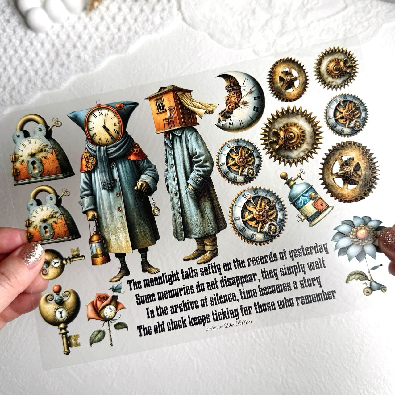 DE - Keepers of Time 1 | Glossy PET Sticker Sheets