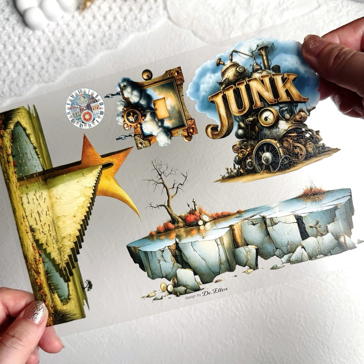DE - Keepers of Time Deco | Glossy PET Sticker Sheets