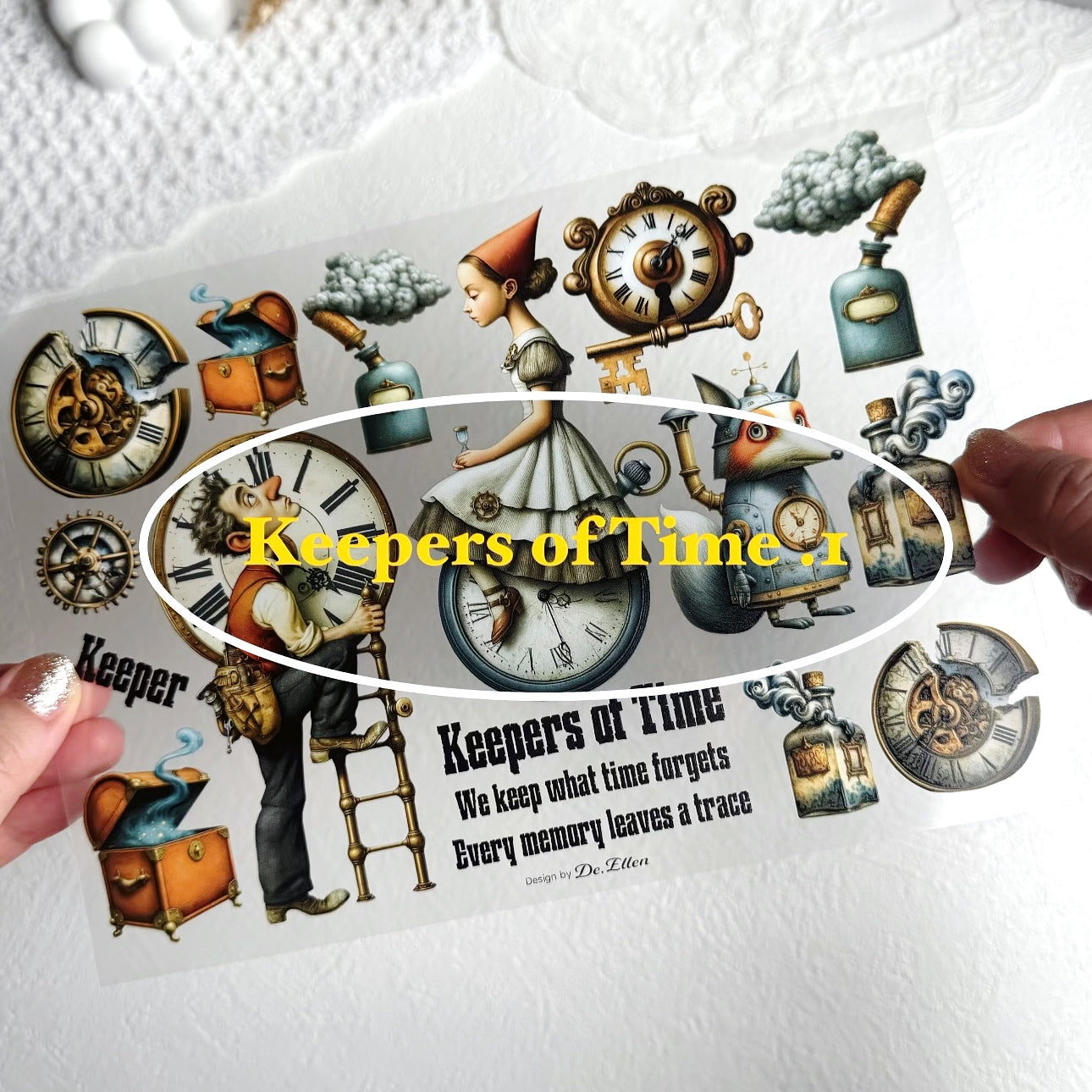 DE - Keepers of Time 1 | Glossy PET Sticker Sheets