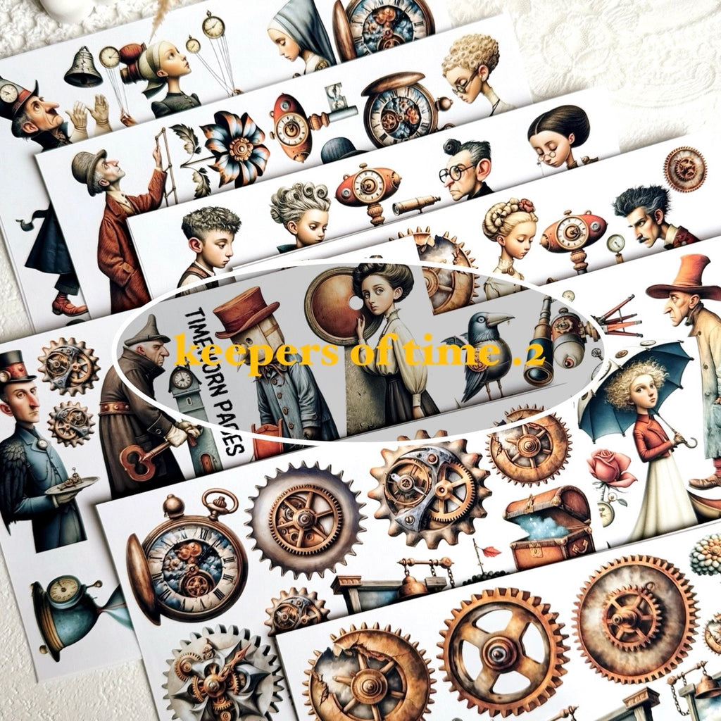DE - Keepers of Time 2 | Paper Sticker Set (8 sheets)