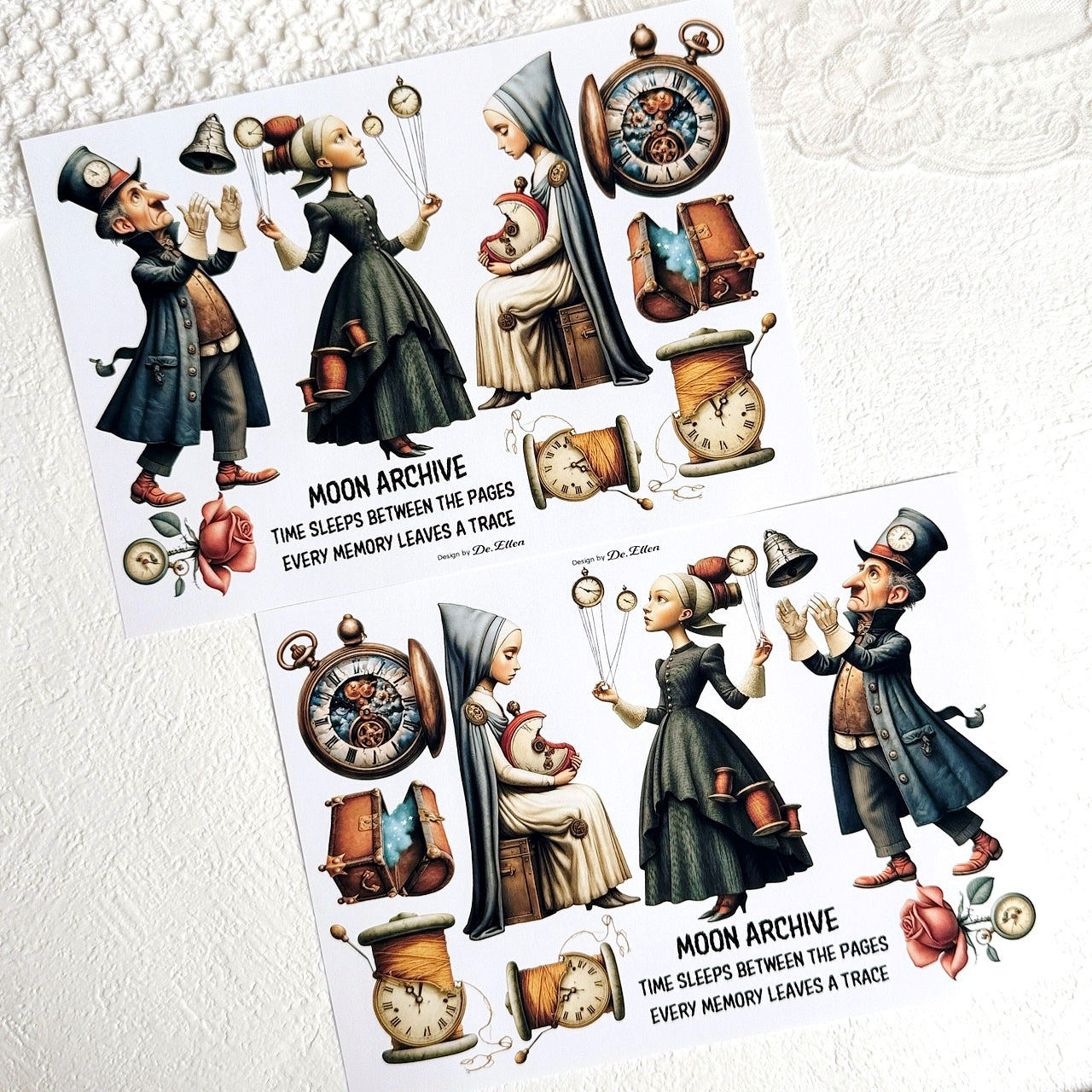 DE - Keepers of Time 2 | Paper Sticker Set (8 sheets)
