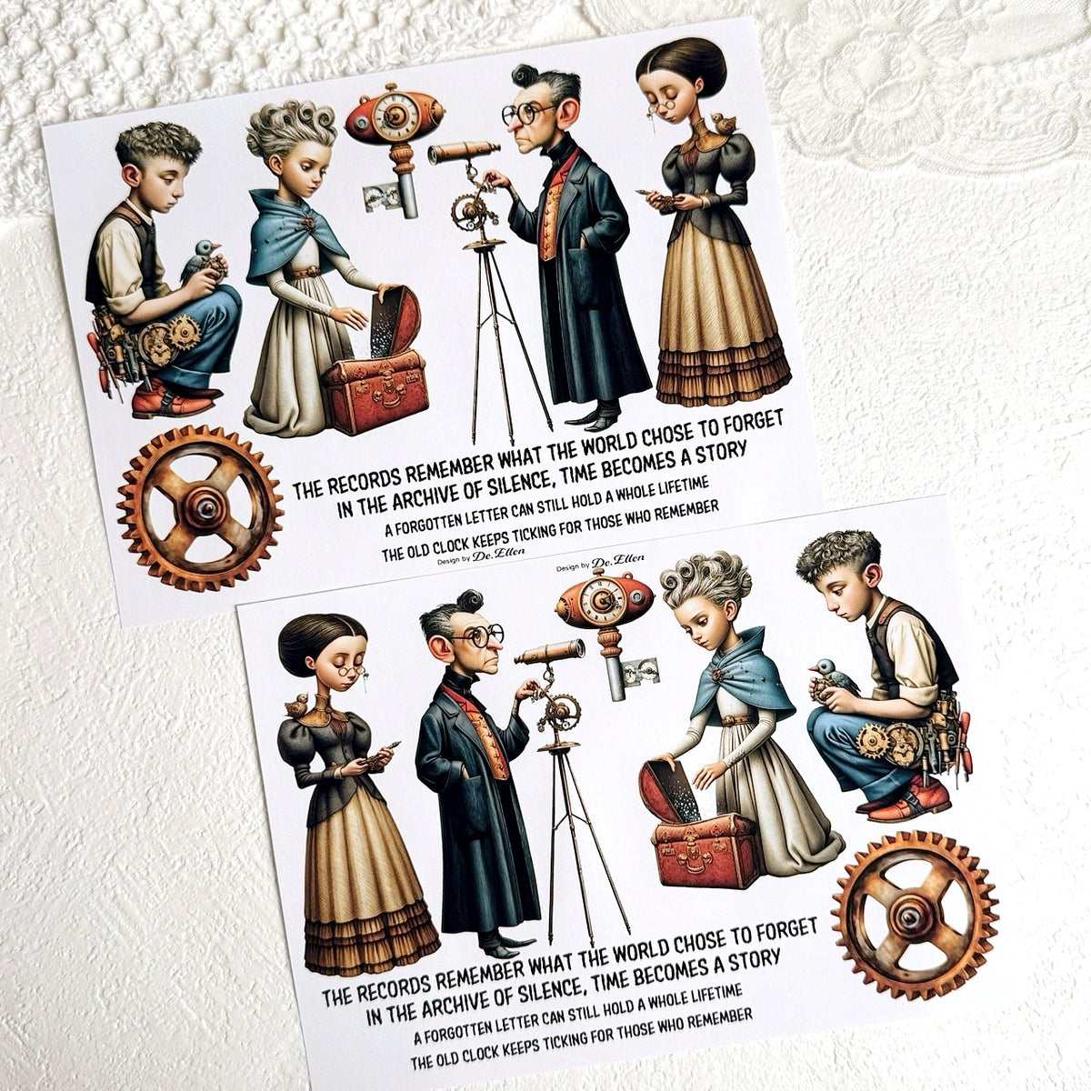 DE - Keepers of Time 2 | Paper Sticker Set (8 sheets)