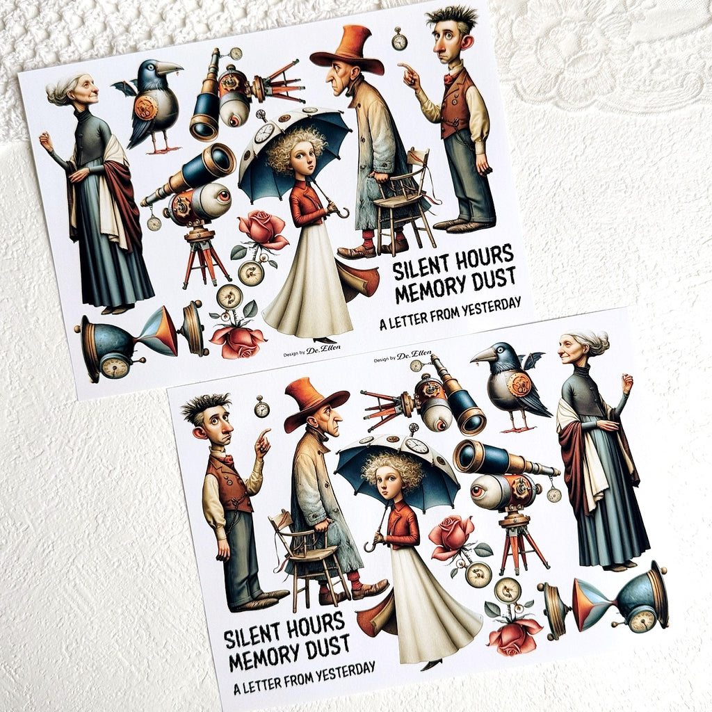 DE - Keepers of Time 2 | Paper Sticker Set (8 sheets)