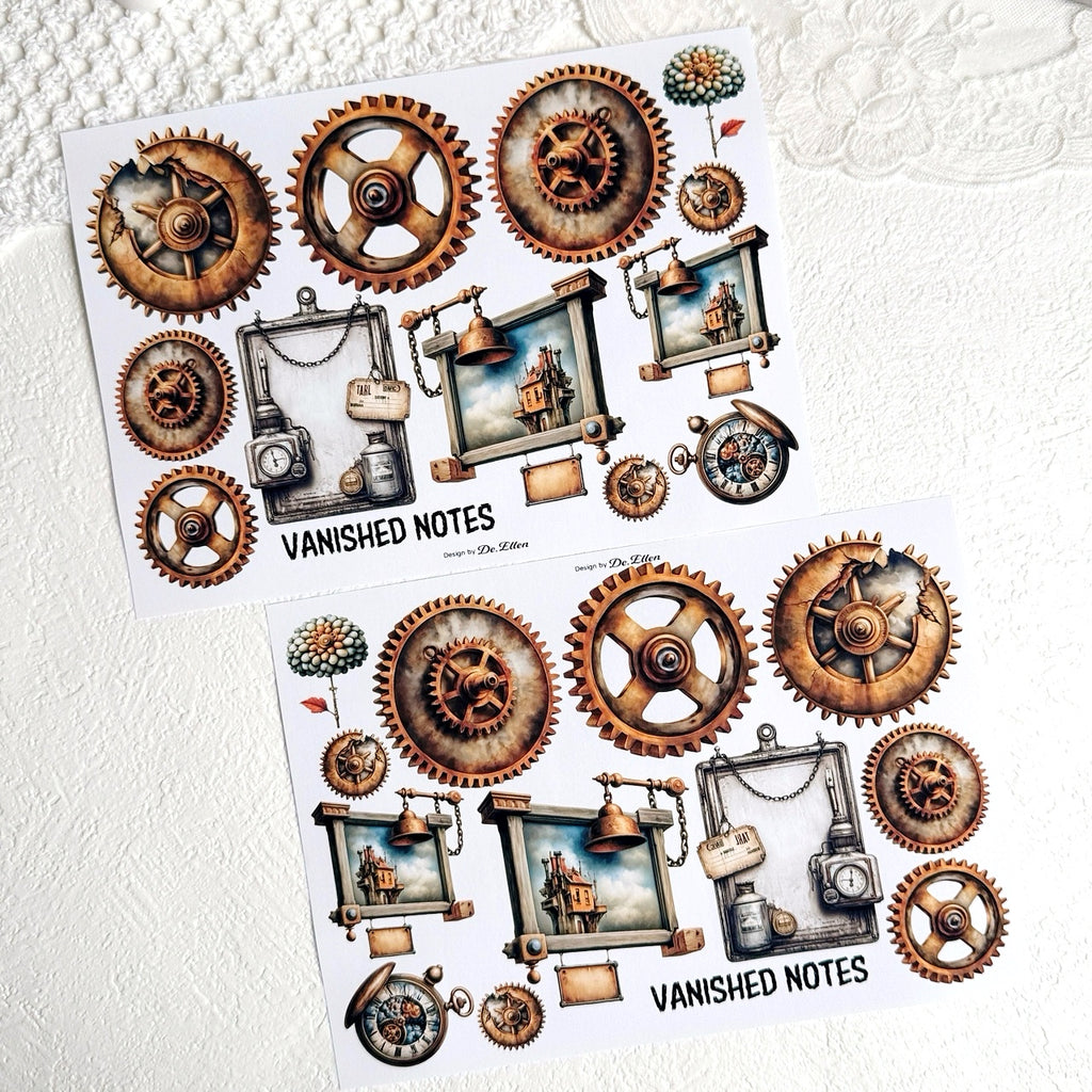 DE - Keepers of Time 2 | Paper Sticker Set (8 sheets)